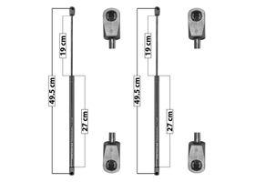 Par De Amortiguadores Para Vidrio