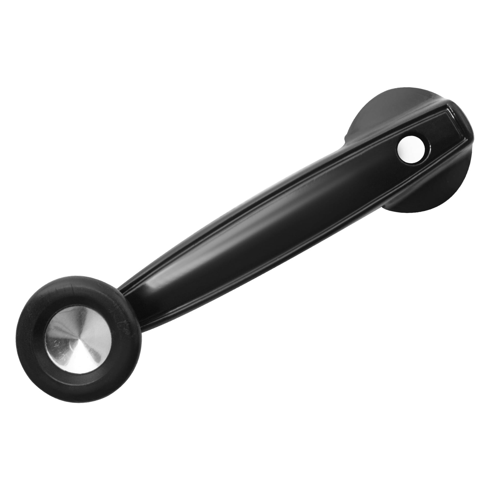 Manija Elevador Cristal Delantera Negra Lado Conductor O Pasajero