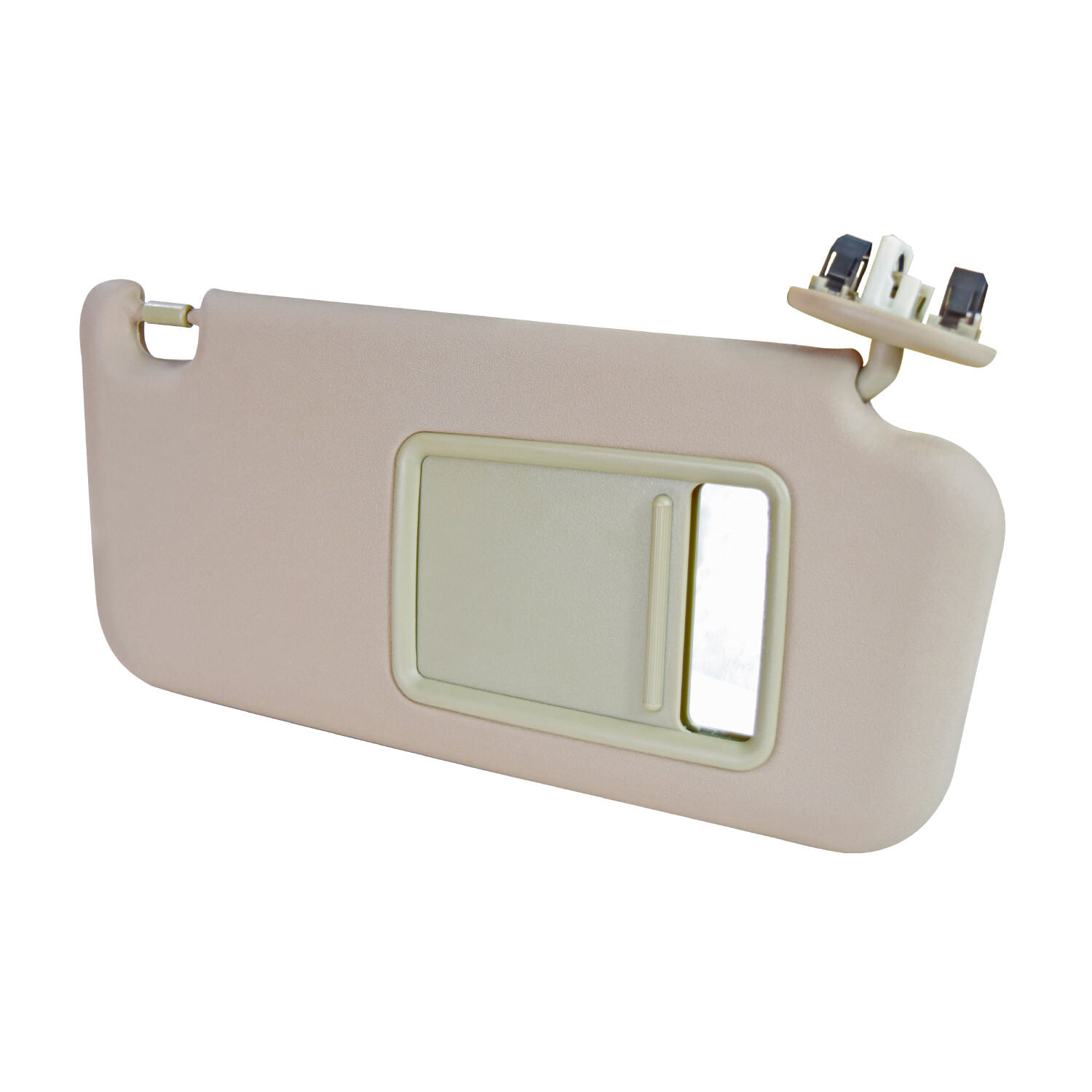 Visera Beige Con Espejo Plástico Lado Pasajero