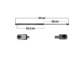 Amortiguador Cofre Lado Conductor O Pasajero