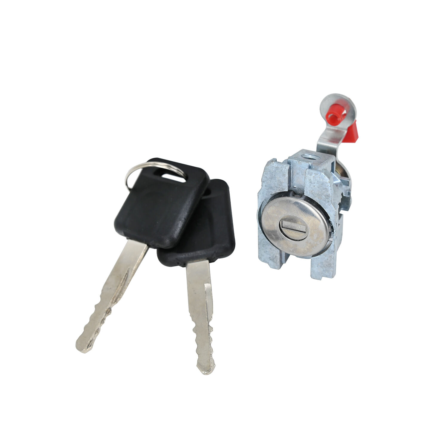 Cilindro De Puerta Cromado Sin Chip Con Llave Lado Conductor