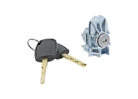 Cilindro De Puerta Cromado Con Llave Lado Conductor