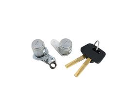 Juego De Cilindros De Puertas Cromados Con Llave