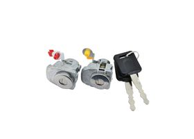 Juego De Cilindros De Puertas Cromados Con Llave