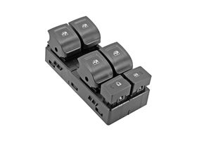 Control Para Cristal Delantero Negro Lado Conductor