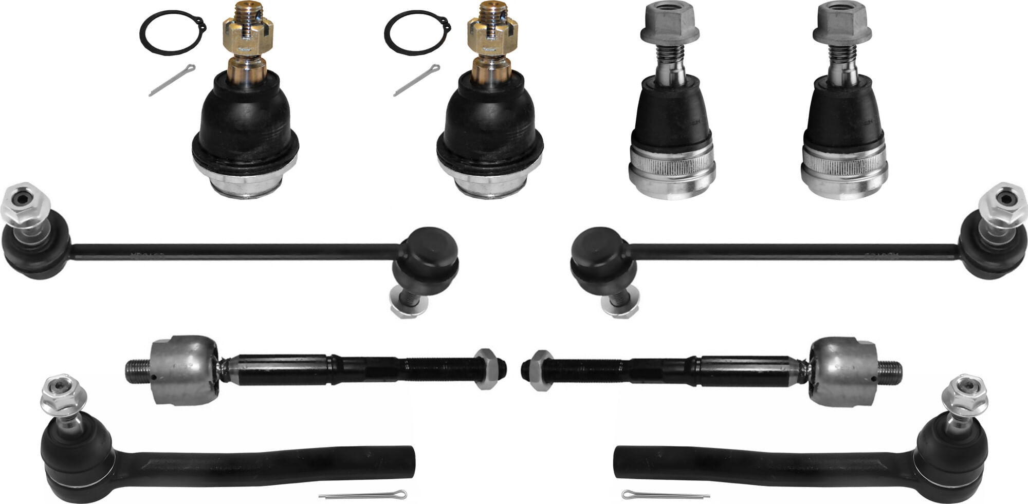 Kit De Rótulas, Terminales Y Tornillos Estabilizadores (10 Piezas)