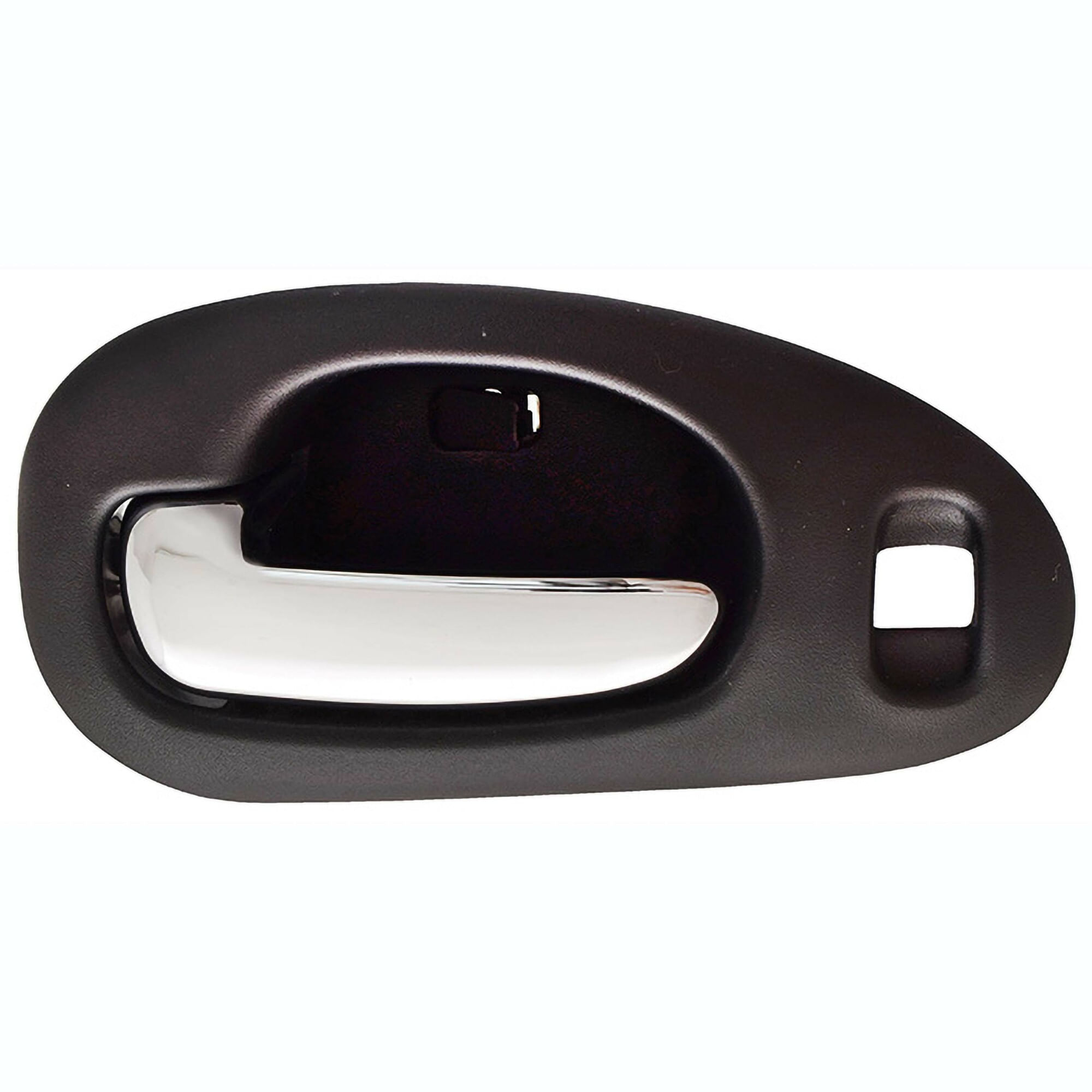 Manija Puerta Interior Delantera Negro/Cromado Con Hoyo Para Seguro Lado Conductor