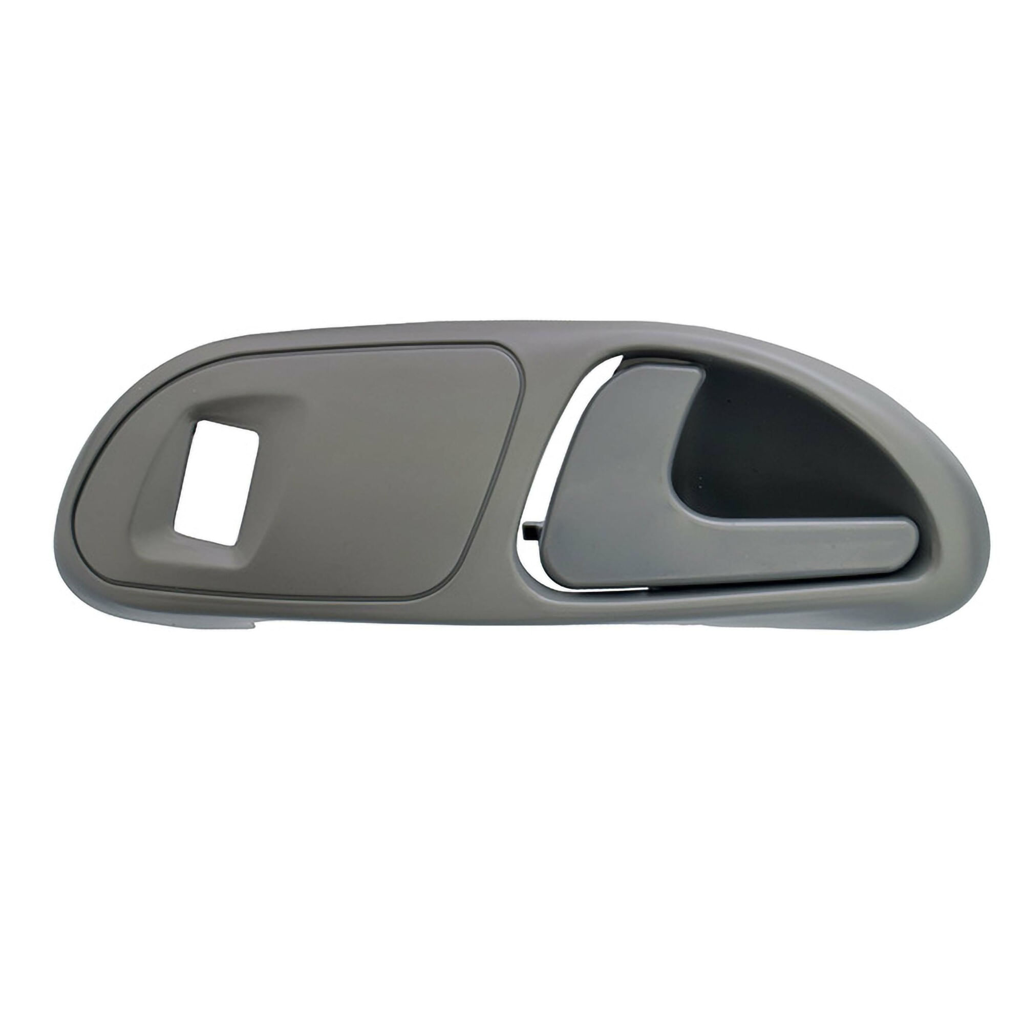 Manija Puerta Interior Trasera Gris Con Bisel Con Hoyo Para Cristal Lado Conductor