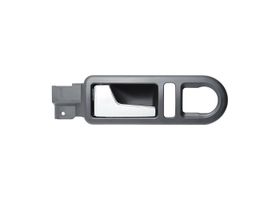 Manija Puerta Interior Delantera Negro/Cromado Con Hoyo Para Seguro Y Control Espejo Lado Conductor