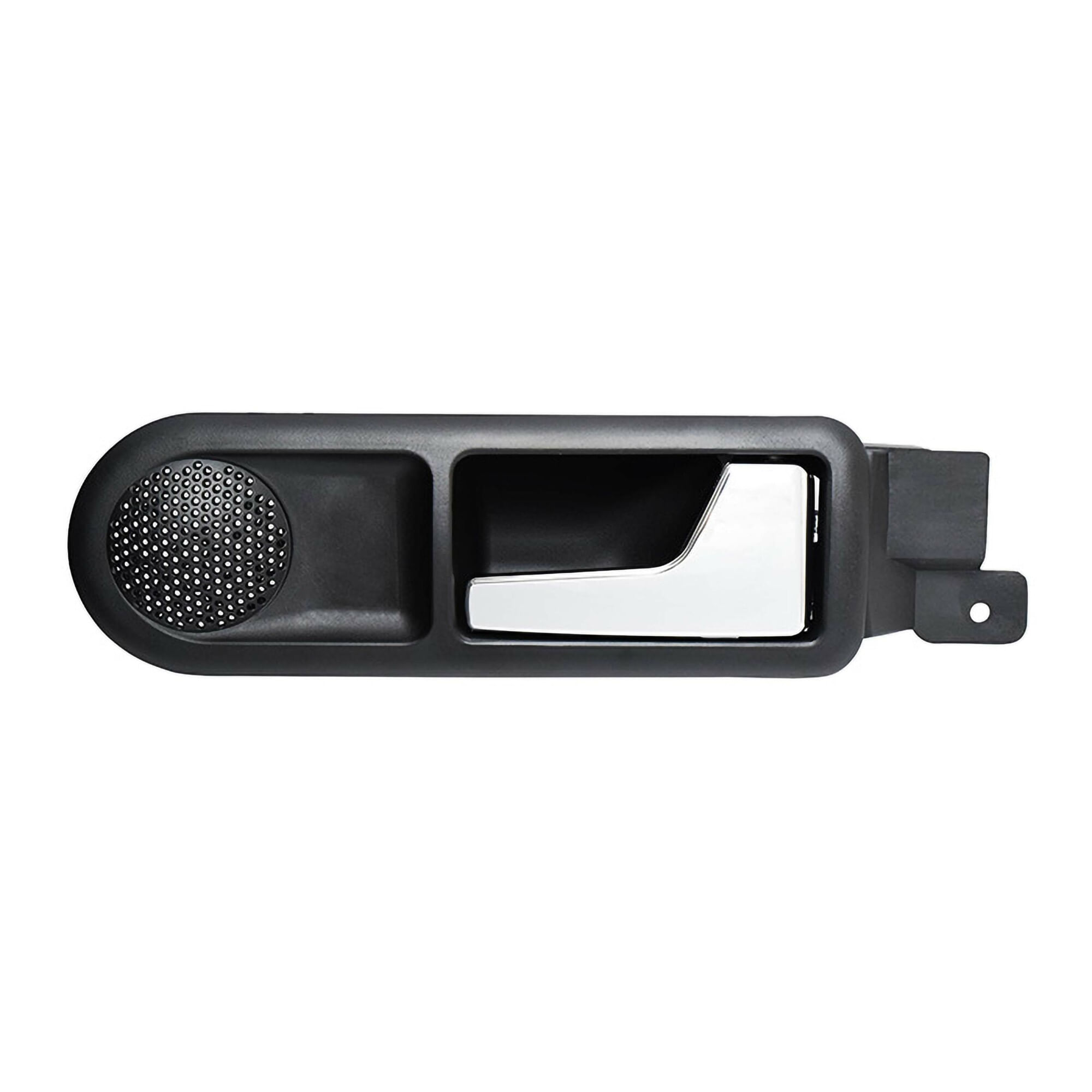 Manija Puerta Interior Trasera Cromado/Negro Sin Hoyo Para Cristal Lado Pasajero