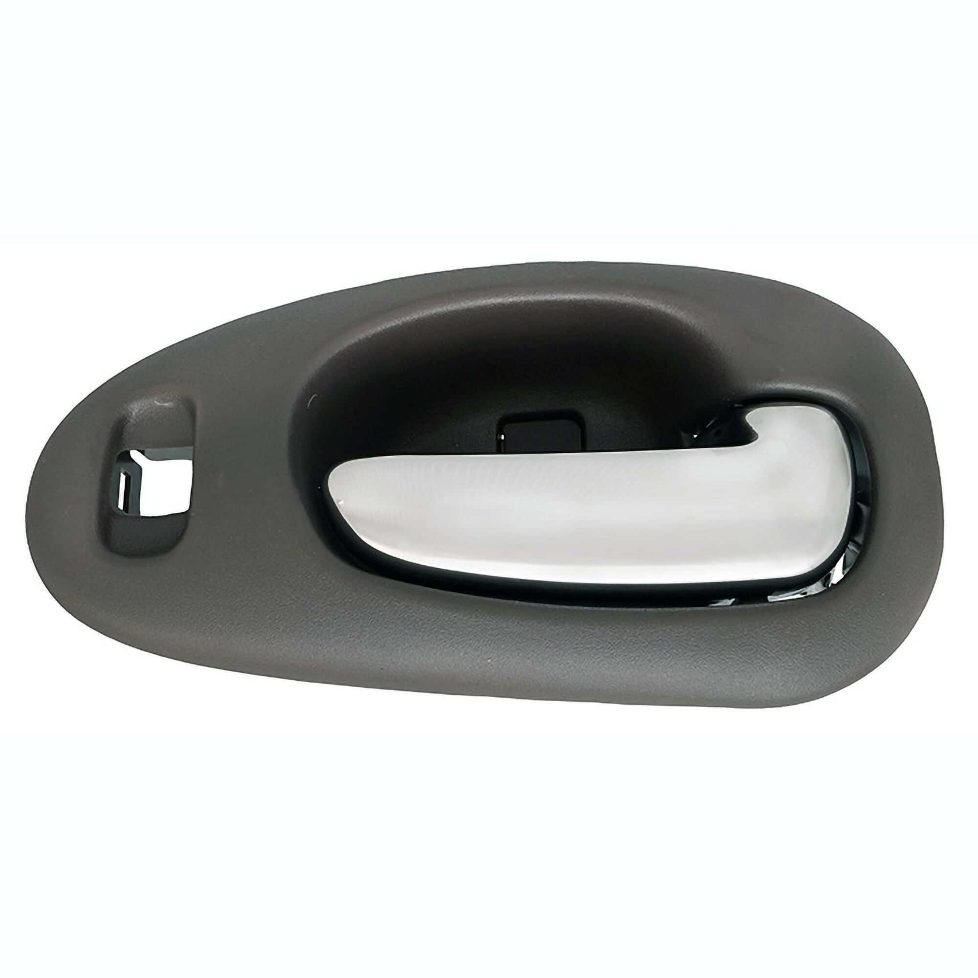 Manija Puerta Interior Delantera Gris/Cromado Con Hoyo Para Seguro Lado Pasajero