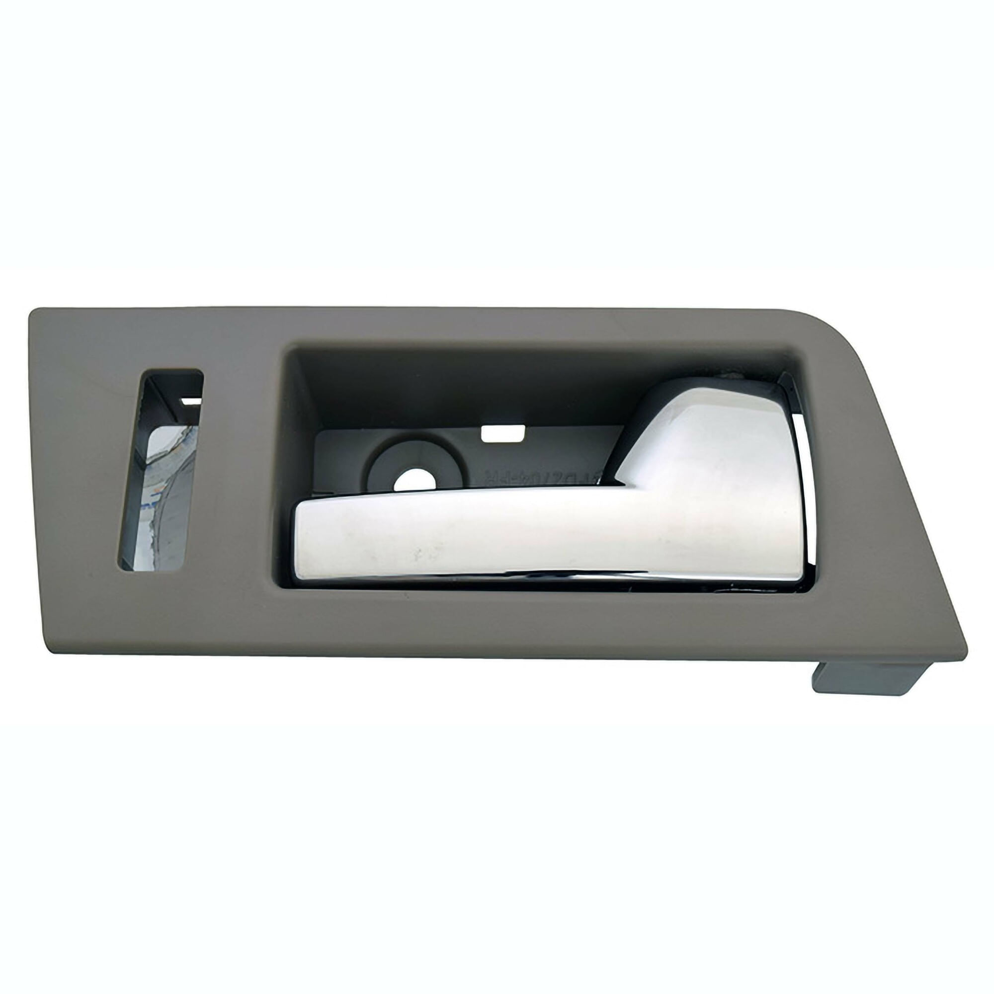 Manija Puerta Interior Delantera Gris/Cromado Con Hoyo Para Seguro Lado Pasajero