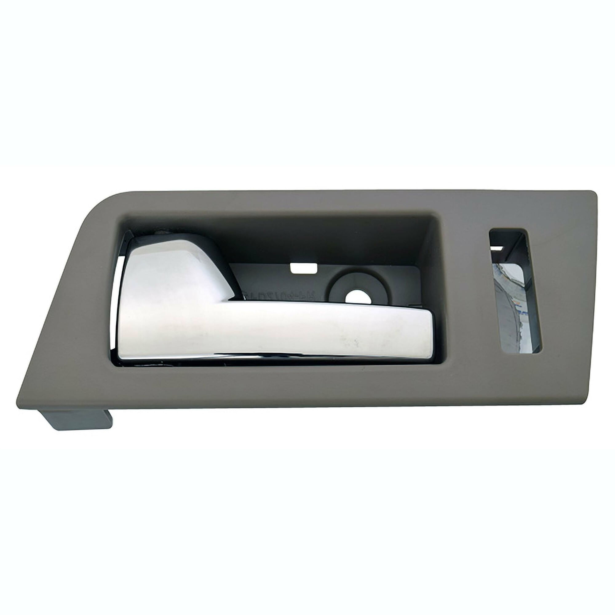 Manija Puerta Interior Delantera Gris/Cromado Con Hoyo Para Seguro Lado Conductor