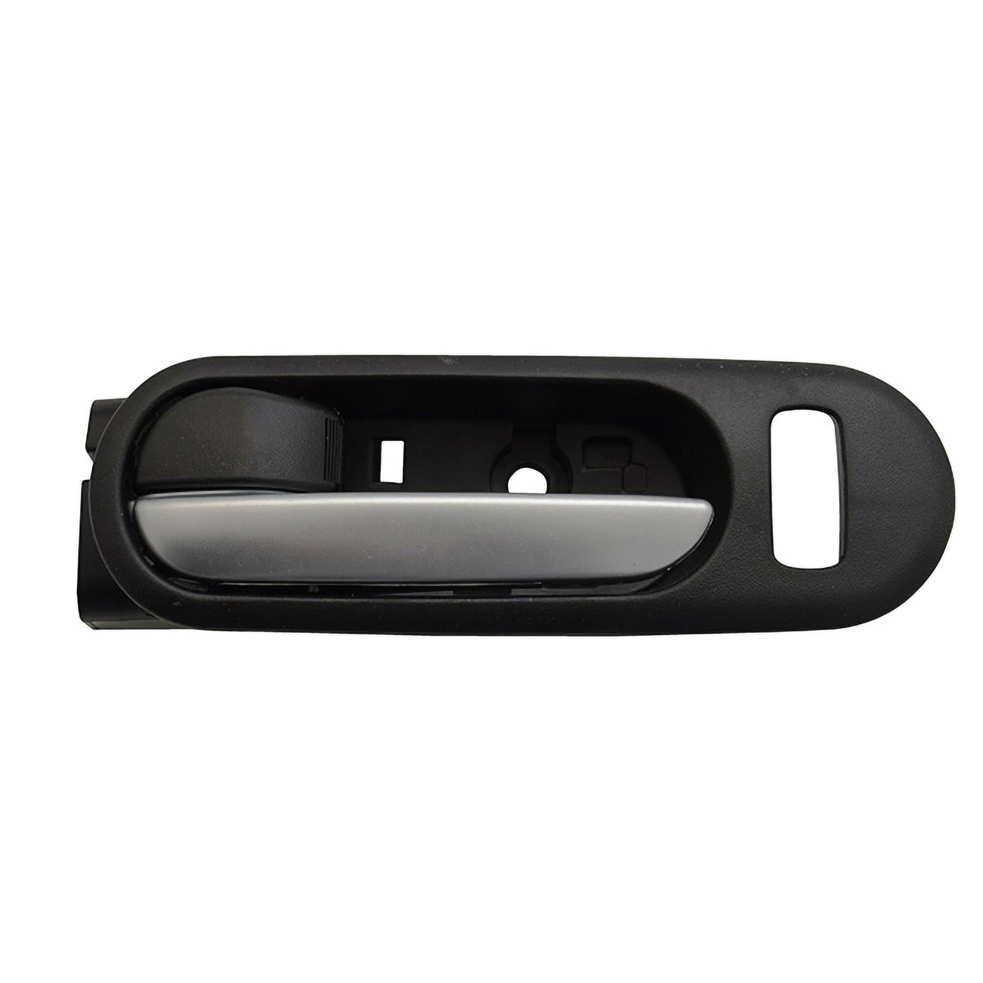 Manija Puerta Interior Delantera Negro/Plata Con Hoyo Para Seguro Lado Conductor