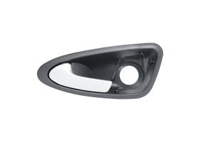 Manija Puerta Interior Delantera Negro/Plata Con Hoyo Para Control Espejo Lado Conductor