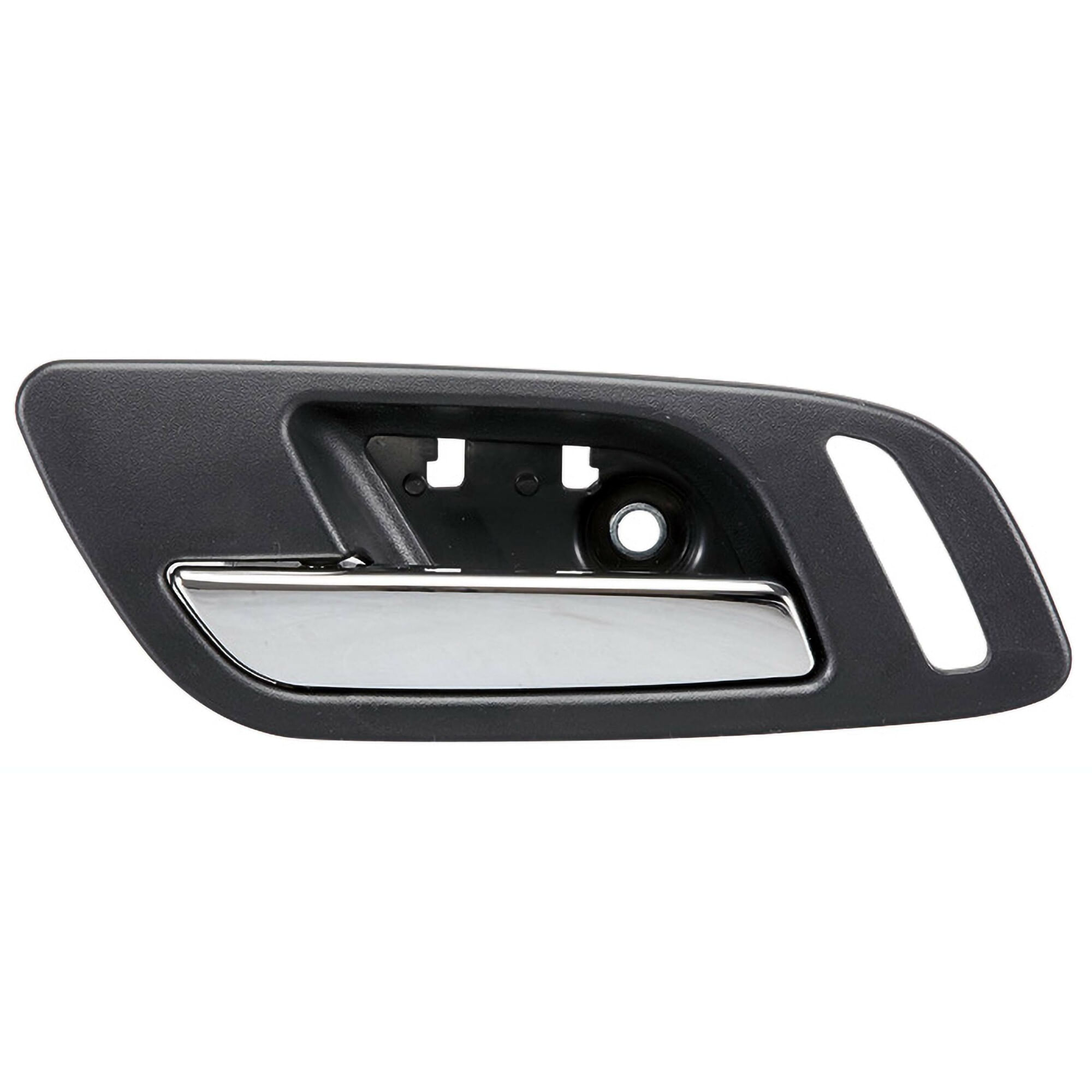 Manija Puerta Interior Delantera Negro/Cromado Con Hoyo Para Seguro Lado Conductor