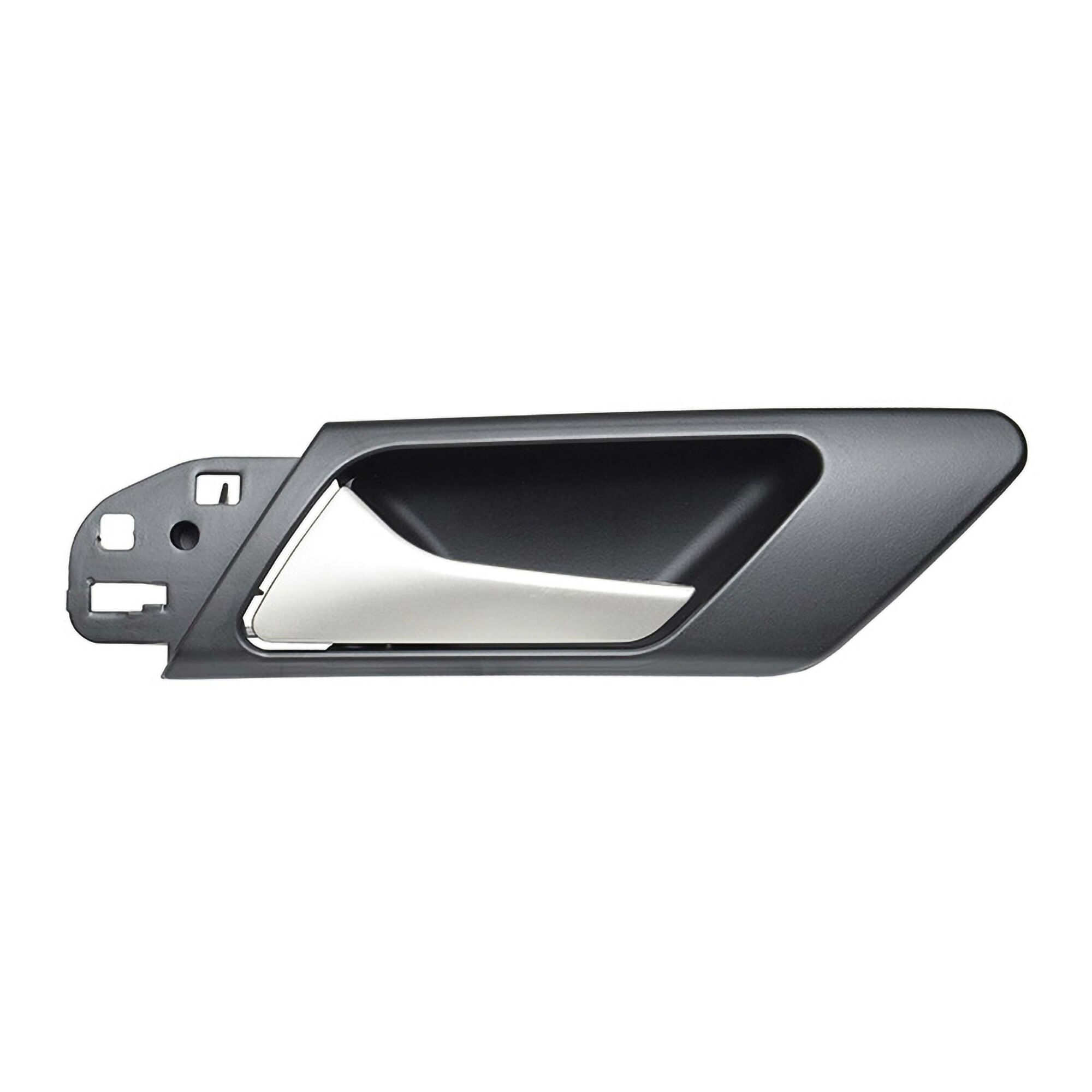 Manija Puerta Interior Trasera Negro/Plata Sin Hoyo Para Seguro Lado Conductor