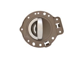 Manija Puerta Interior Delantera O Trasera Café/Cromado Con Base Lado Conductor
