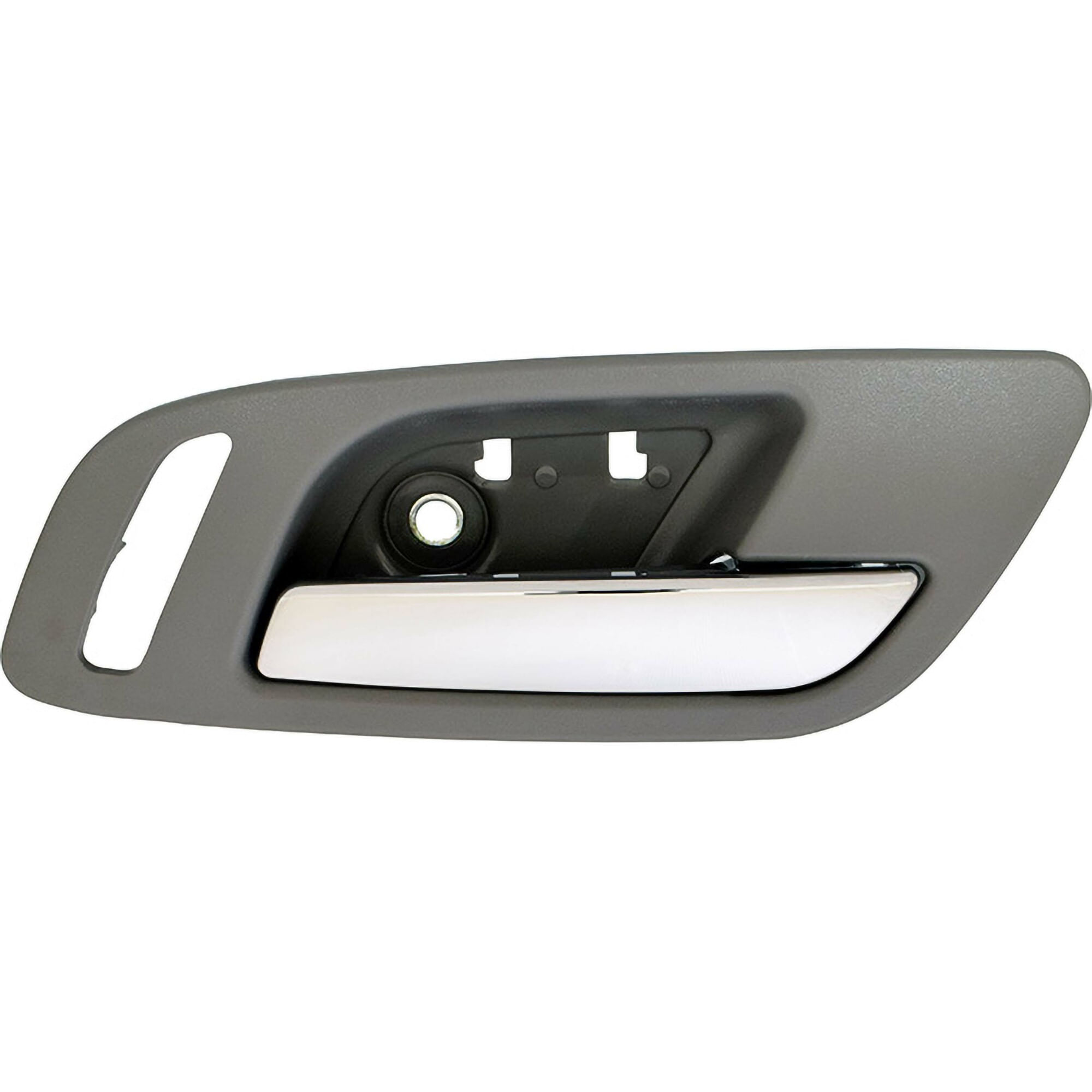 Manija Puerta Interior Delantera Gris/Cromado Con Hoyo Para Seguro Lado Pasajero