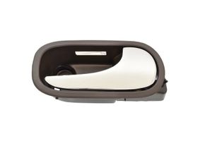 Manija Puerta Interior Delantera Café/Cromado Con Hoyo Para Luz Led Lado Pasajero