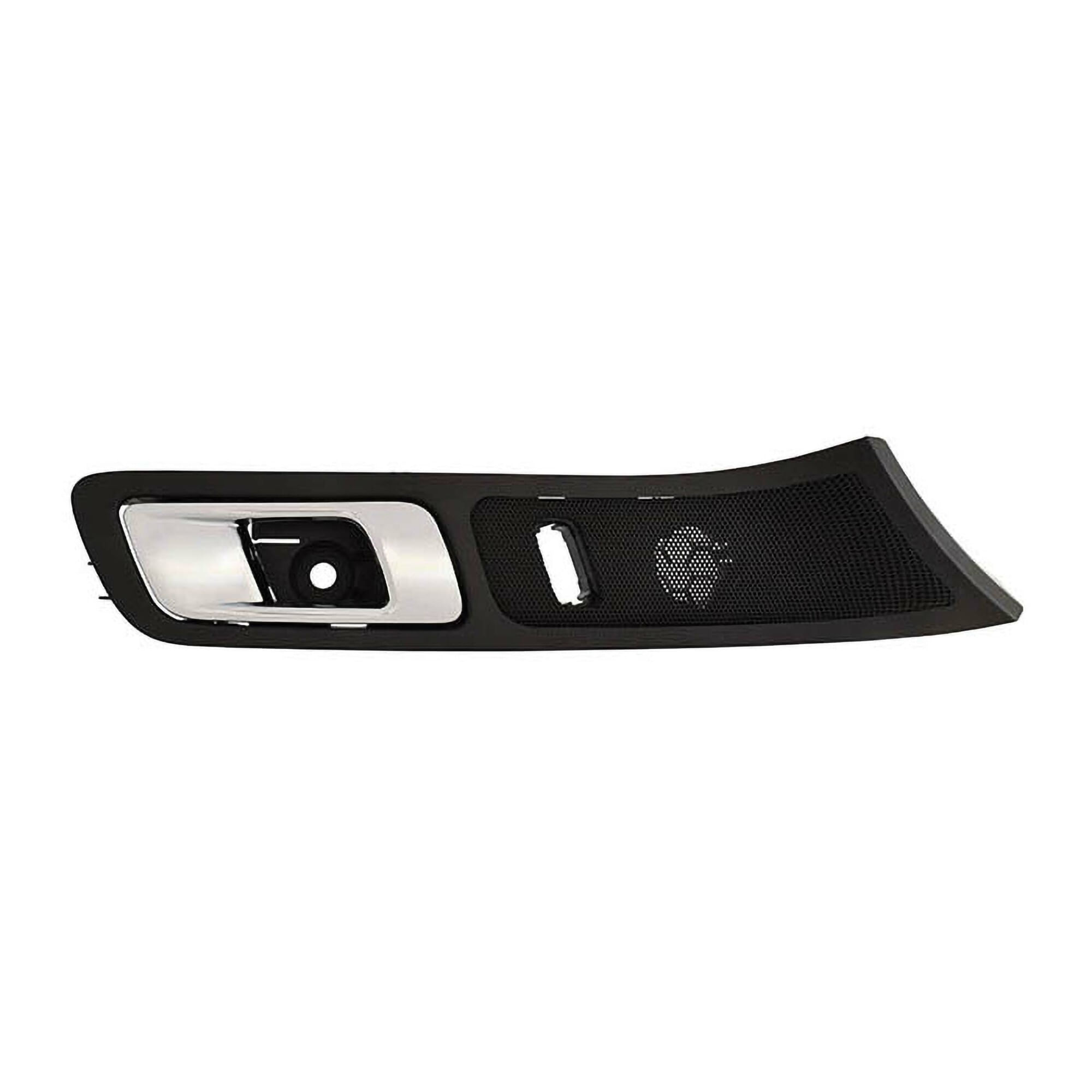 Manija Puerta Interior Delantera Negro/Cromado Con Hoyo Para Seguro Lado Pasajero