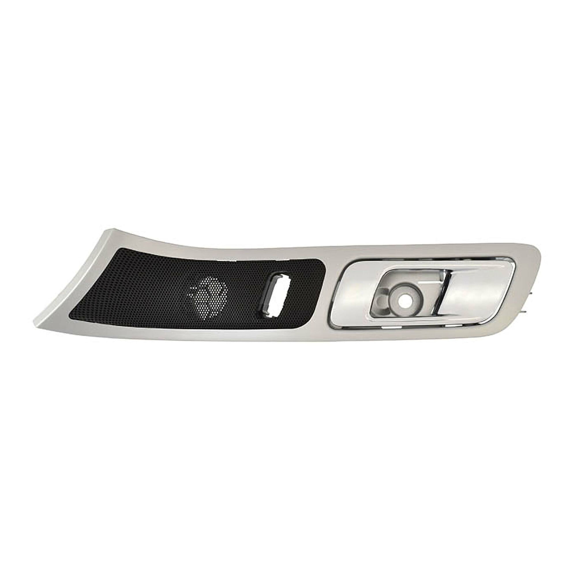 Manija Puerta Interior Delantera Gris/Cromado Con Hoyo Para Seguro Lado Conductor
