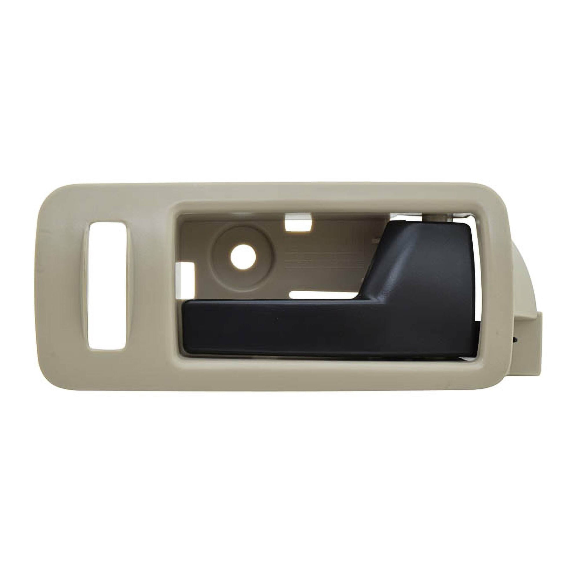 Manija Puerta Interior Delantera Beige/Negro Con Hoyo Para Seguro Lado Pasajero