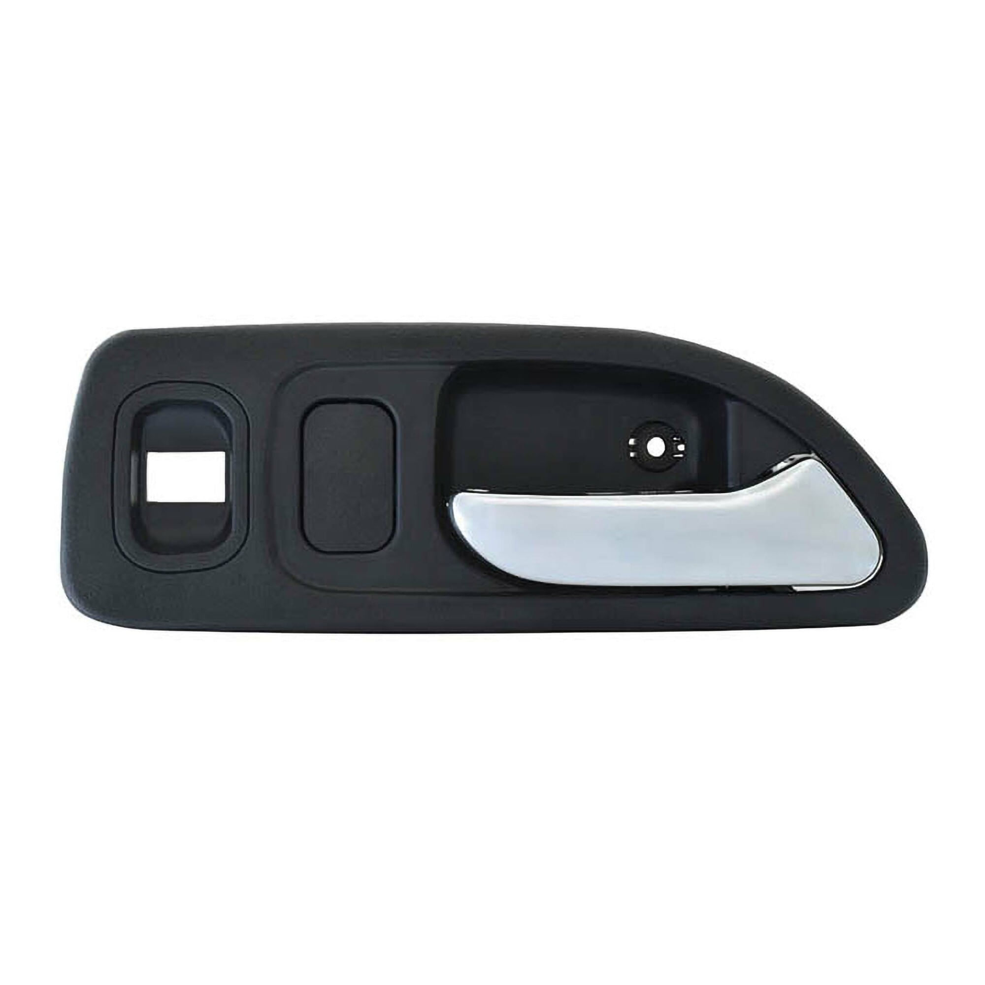 Manija Puerta Interior Delantera Café/Cromado Con Hoyo Para Seguro Y Cristal Lado Pasajero