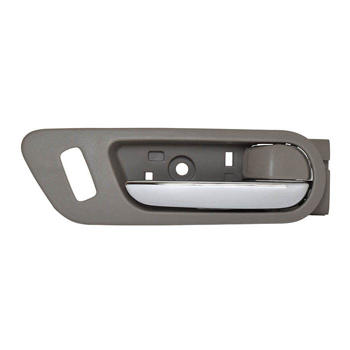 Manija Puerta Interior Delantera Beige/Cromado Con Hoyo Para Seguro Lado Pasajero