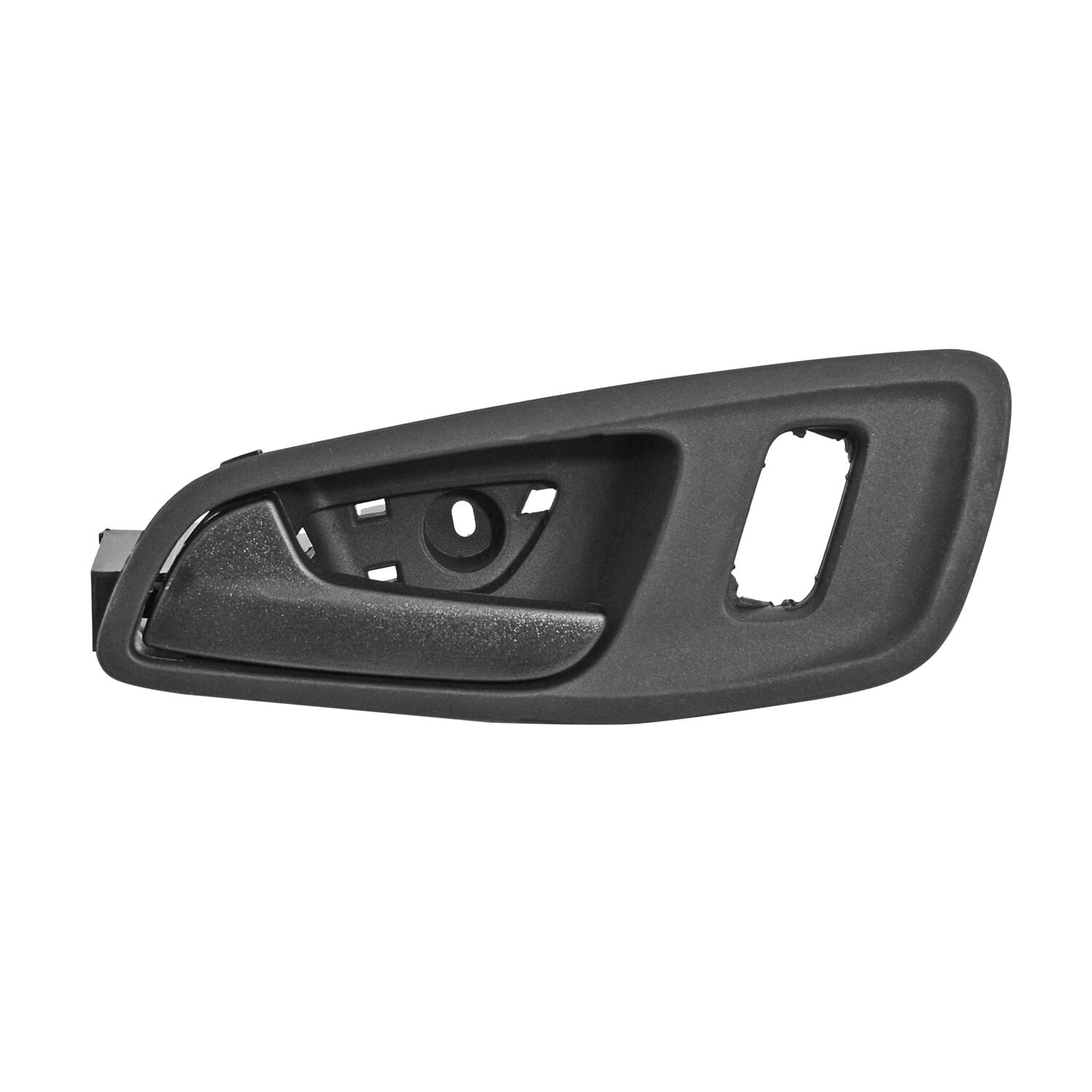Manija Puerta Interior Delantera Negro Corrugado Con Hoyo Lado Conductor