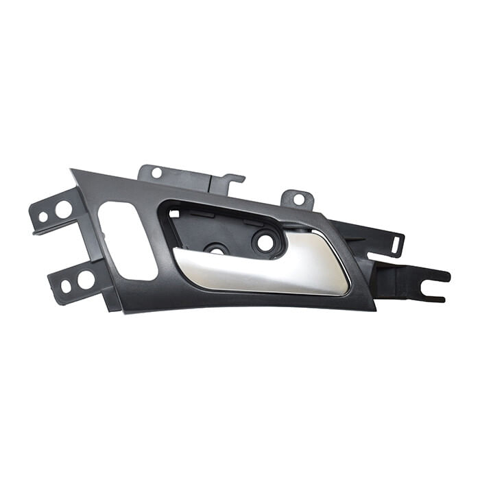 Manija Puerta Interior Delantera Negro/Plata Con Hoyo Para Seguro Lado Pasajero