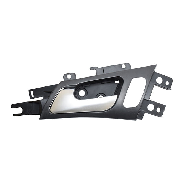 Manija Puerta Interior Delantera Negro/Plata Con Hoyo Para Seguro Lado Conductor