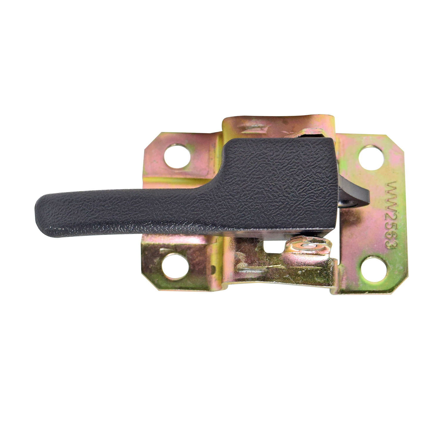 Manija Puerta Interior Delantera O Trasera Negro Corrugado Con Base Lado Conductor