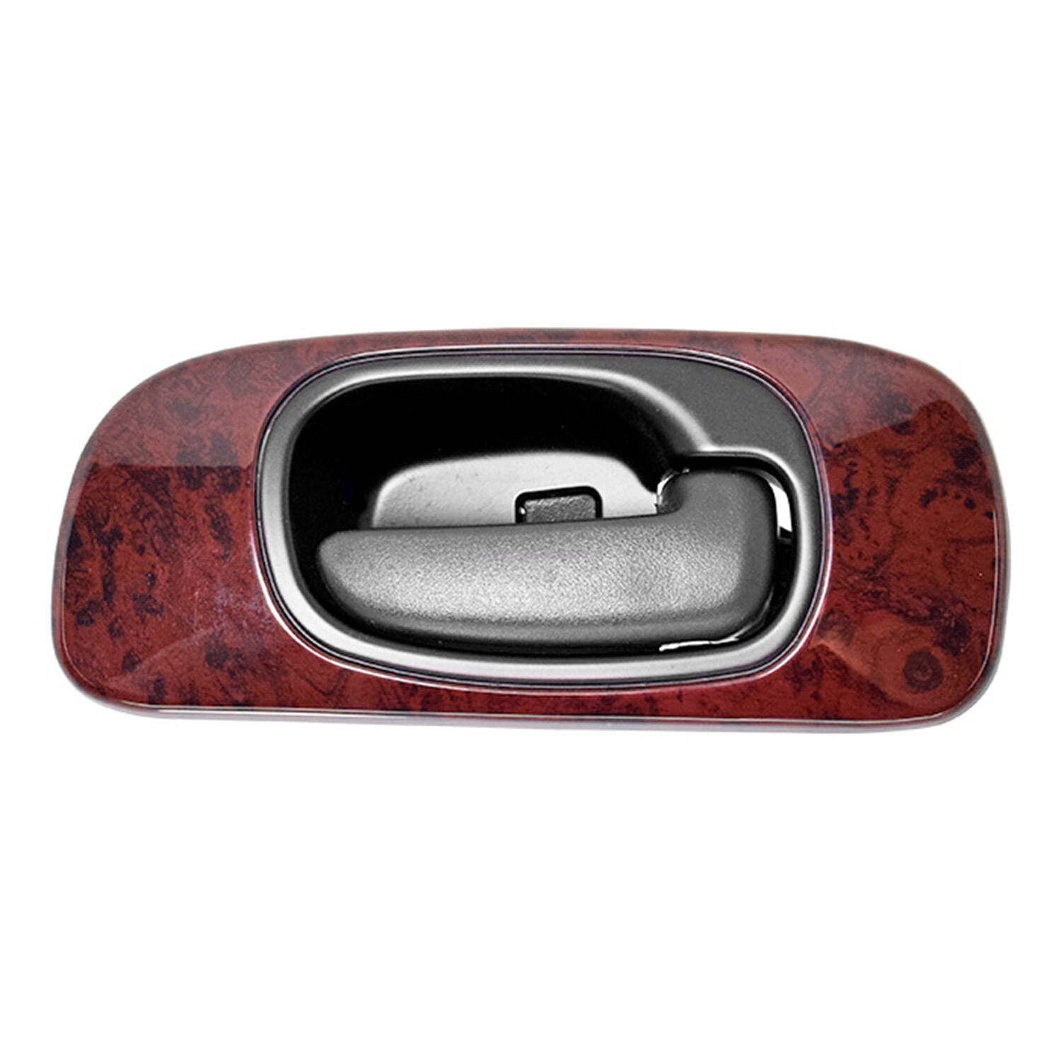 Manija Puerta Interior Trasera Negro Con Bisel Tipo Madera Lado Pasajero