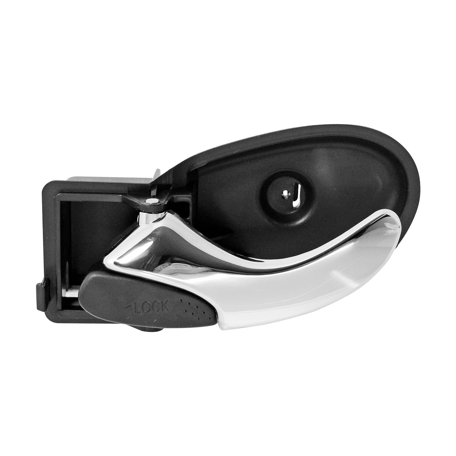 Manija Puerta Interior Delantera O Trasera Cromado/Negro Lado Conductor