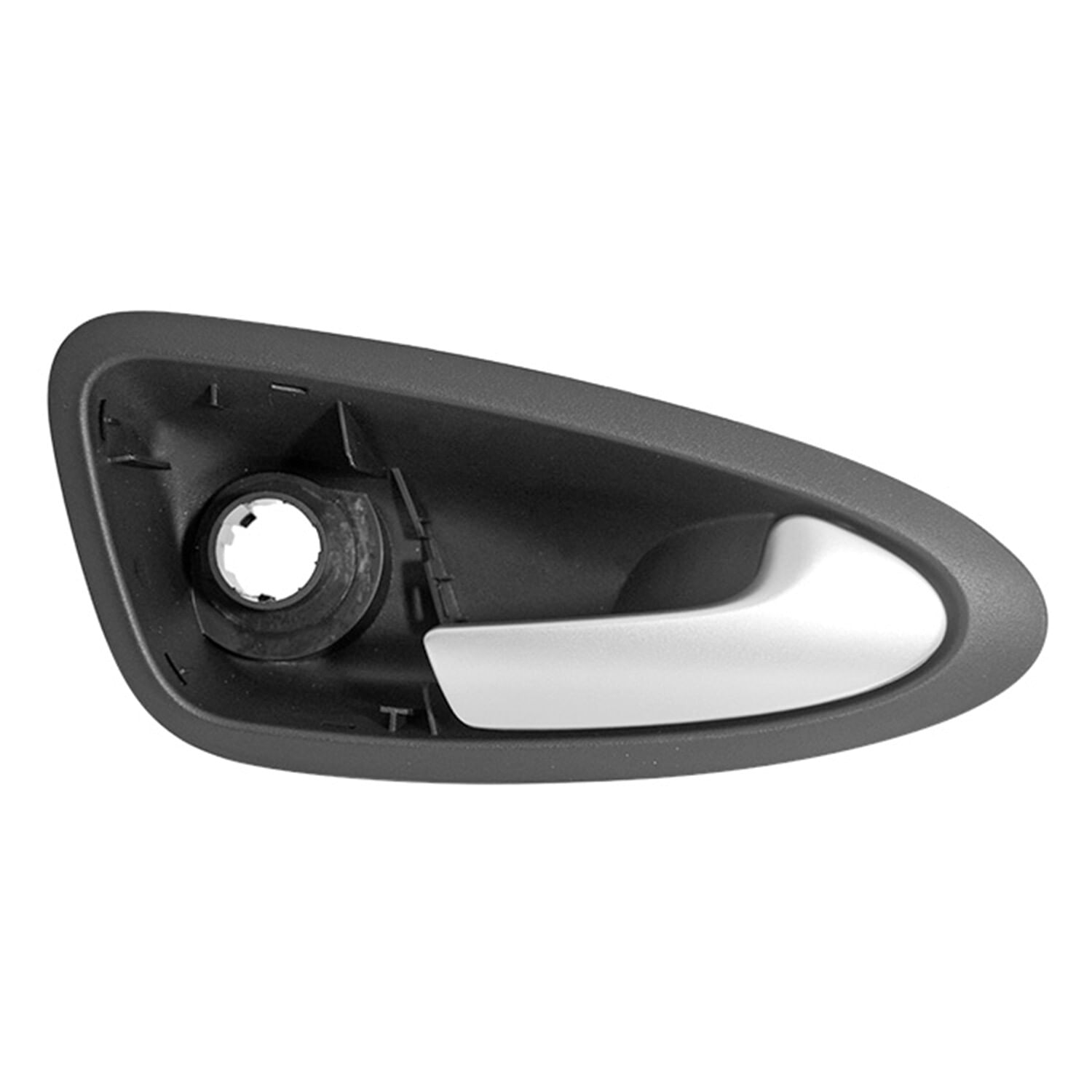 Manija Puerta Interior Delantera Negro/Plata Lado Pasajero