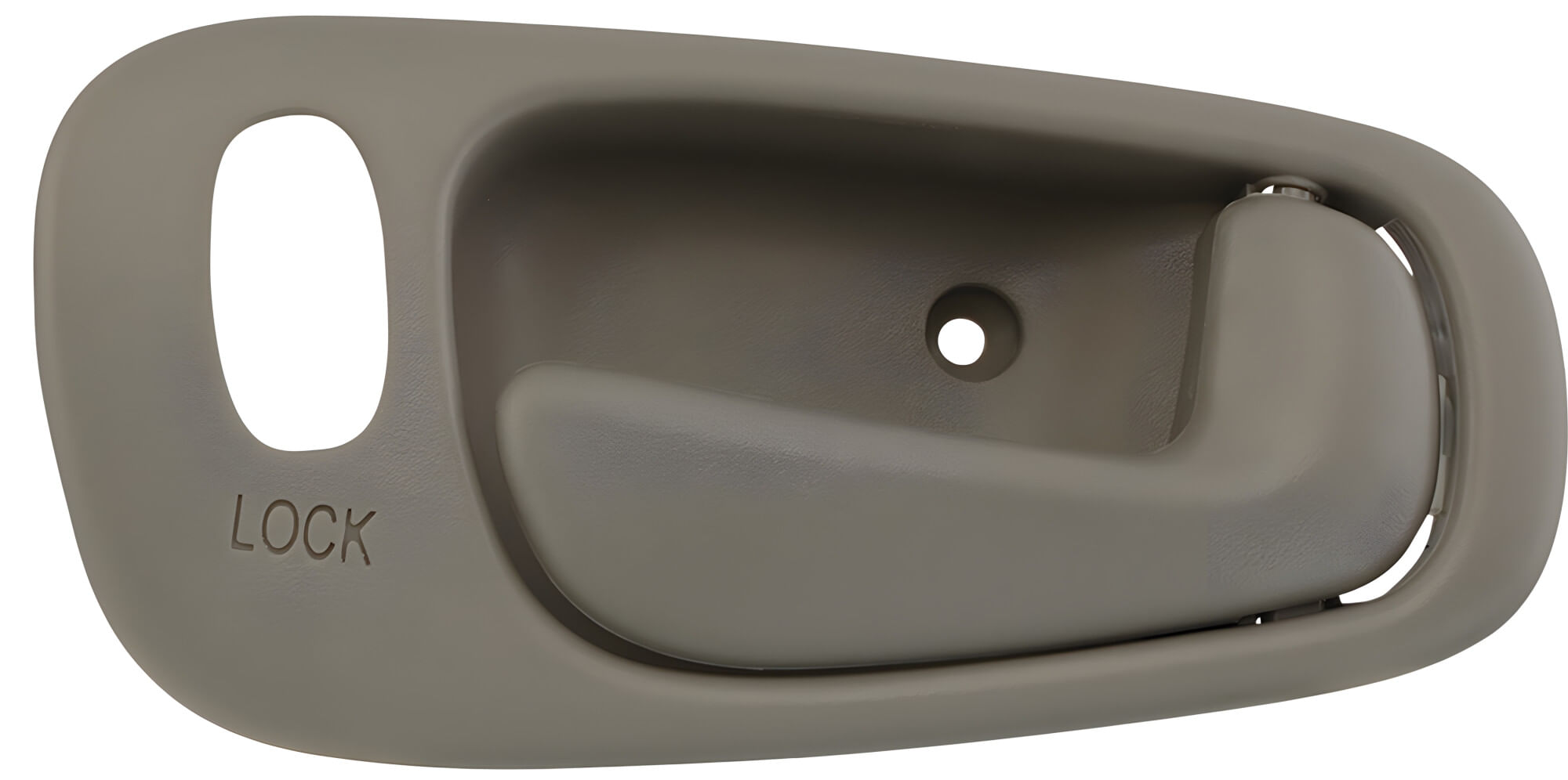Manija Puerta Interior Delantera O Trasera Gris Con Hoyo Para Seguro Lado Pasajero