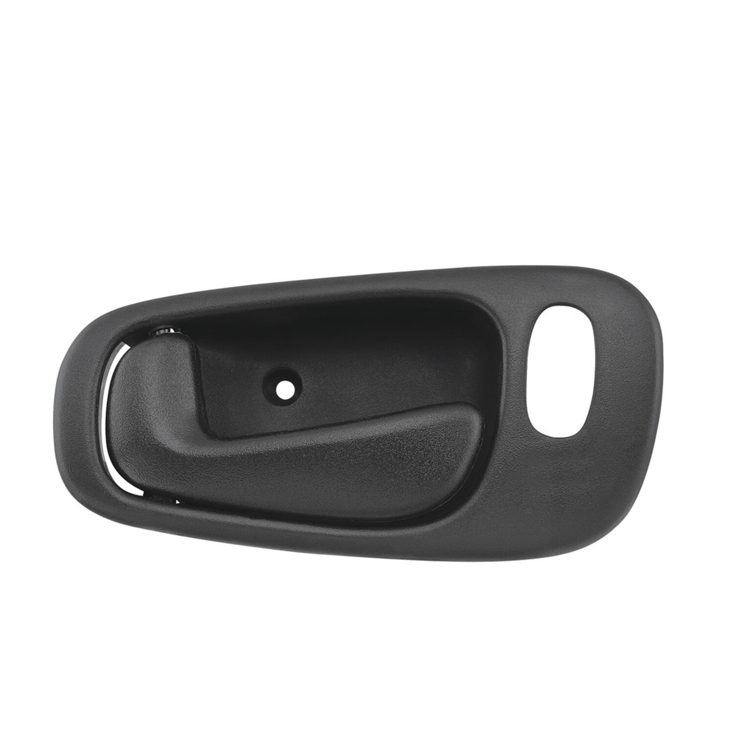Manija Puerta Interior Delantera O Trasera Negro Con Hoyo Para Seguro Lado Conductor