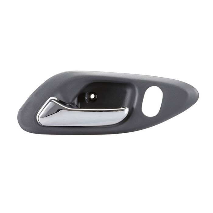 Manija Puerta Interior Delantera Gris Obscuro/Cromado Con Hoyo Para Seguro Lado Conductor