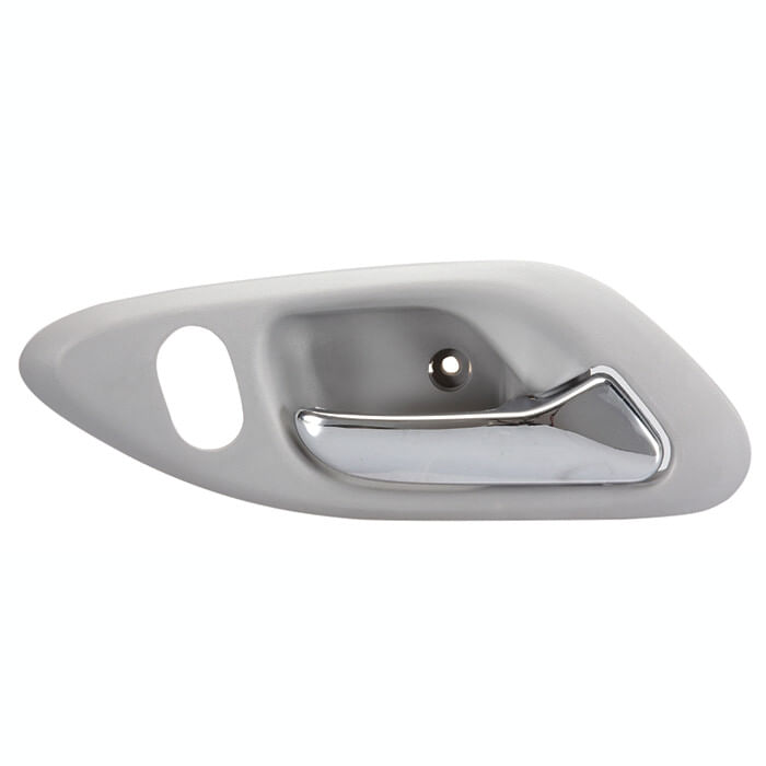 Manija Puerta Interior Delantera Gris Claro/Cromado Con Hoyo Para Seguro Lado Pasajero