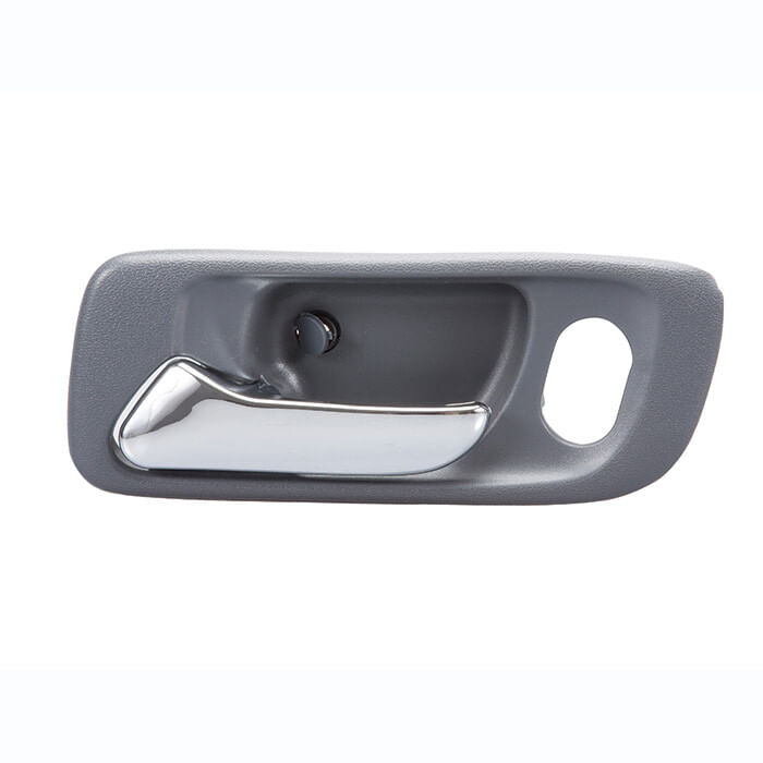 Manija Puerta Interior Delantera Gris/Cromado Con Hoyo Para Seguro Lado Conductor