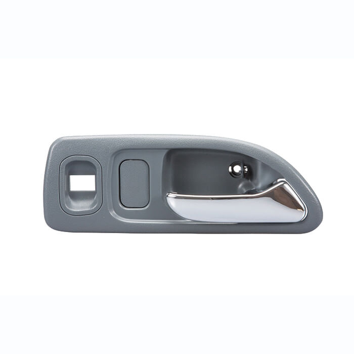 Manija Puerta Interior Delantera Gris Claro/Cromado Con Hoyo Para Seguro Y Cristal Lado Pasajero