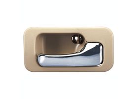 Manija Puerta Interior Trasera Beige/Cromado Lado Pasajero