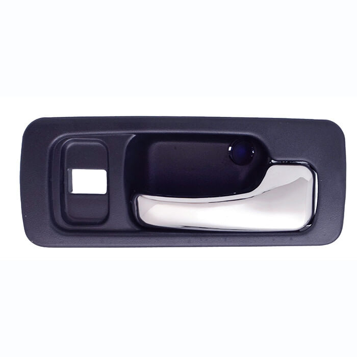 Manija Puerta Interior Delantera Azul/Cromado Con Hoyo Para Seguro Lado Pasajero
