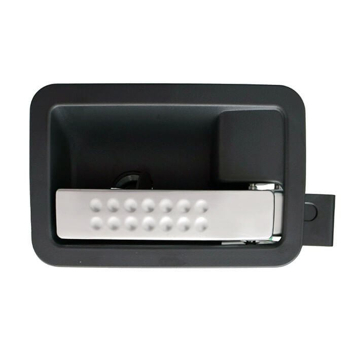 Manija Puerta Interior Delantera O Trasera Gris Obscuro/Plata Lado Pasajero