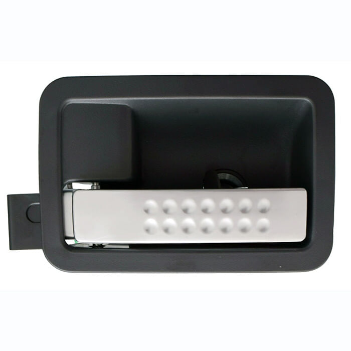 Manija Puerta Interior Delantera O Trasera Gris Obscuro/Plata Lado Conductor