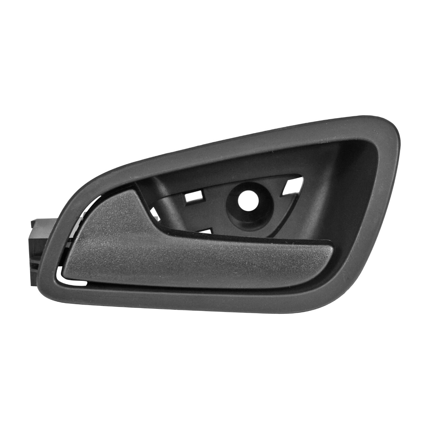 Manija Puerta Interior Trasera Corrugada Negro Lado Conductor