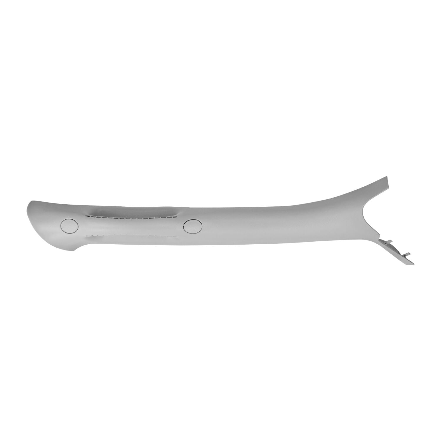 Manija Puerta Interior Delantera Superior Corrugada Gris Lado Pasajero