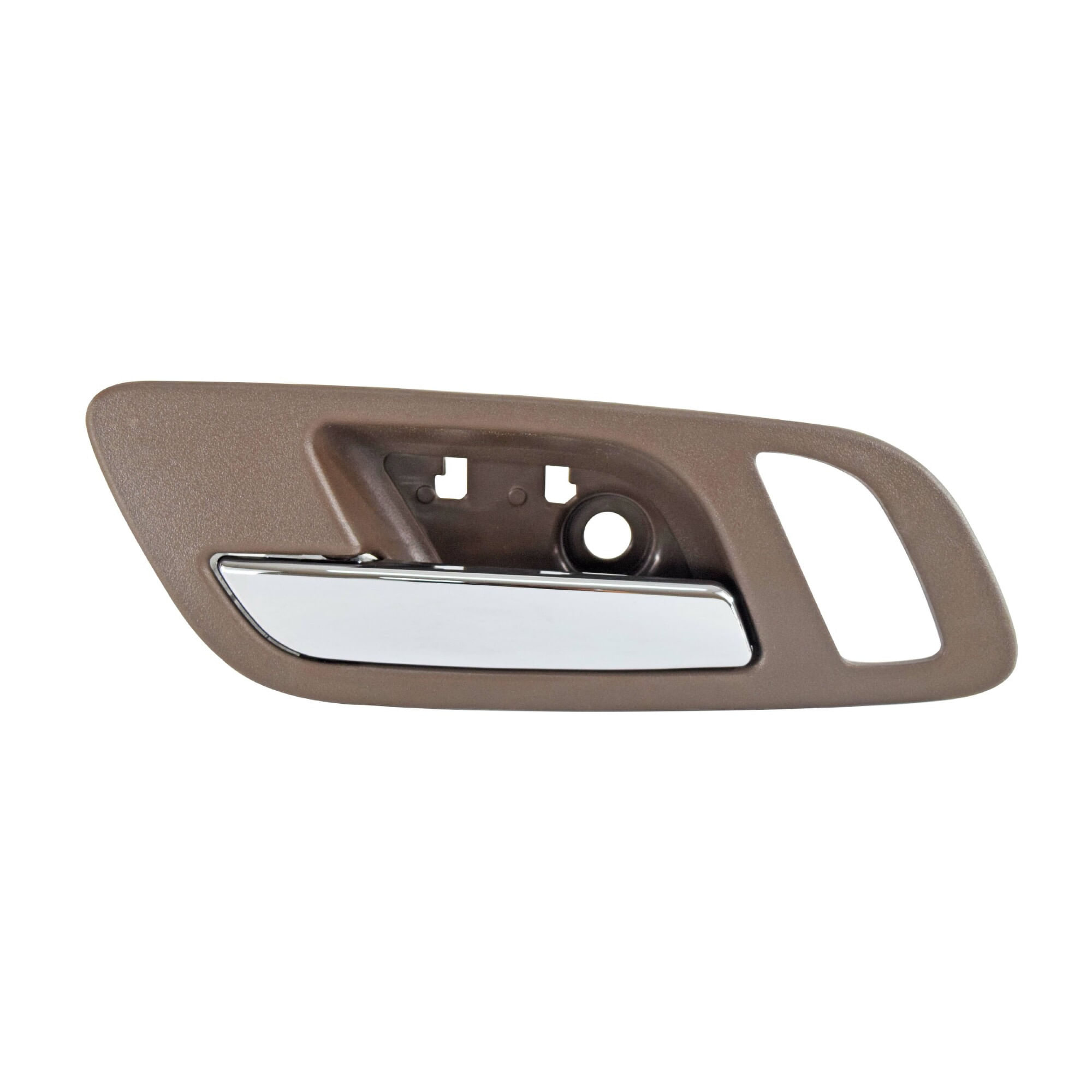 Manija Puerta Interior Delantera Cromada Café Con Hoyo Grande Lado Conductor