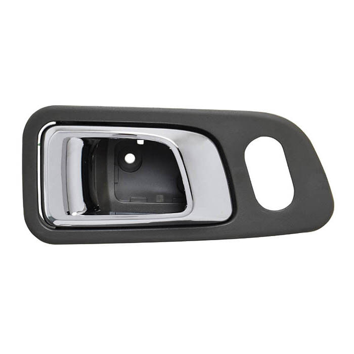 Manija Puerta Interior Delantera Gris/Cromado Con Hoyo Para Seguro Lado Conductor